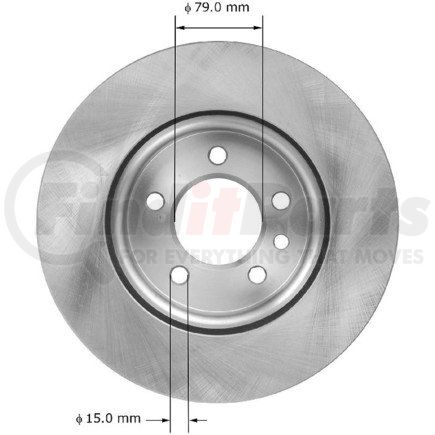 PRT5966 by BENDIX - Brake Rotor