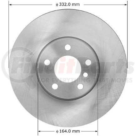 PRT5968 by BENDIX - Brake Rotor