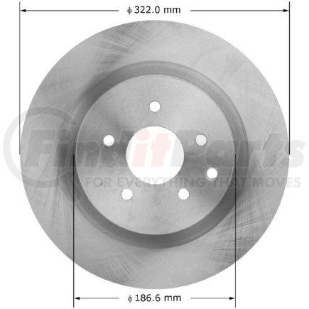 PRT5978 by BENDIX - Brake Rotor