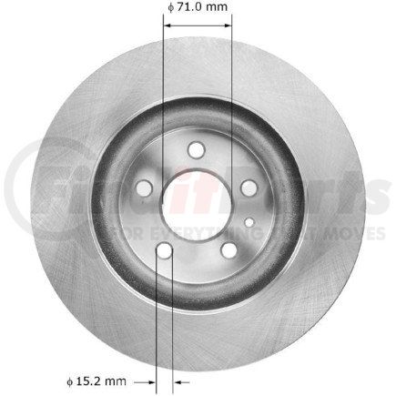 PRT6035 by BENDIX - Brake Rotor