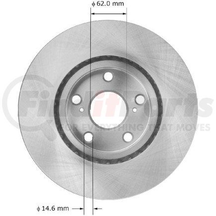 PRT5981 by BENDIX - Brake Rotor