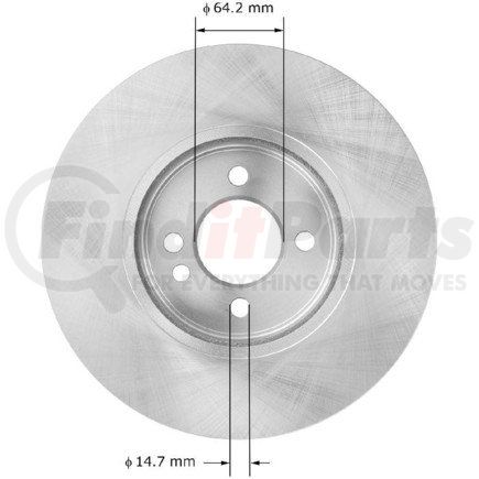 PRT5984 by BENDIX - Brake Rotor