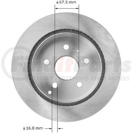 PRT5996 by BENDIX - Disc Brake Rotor