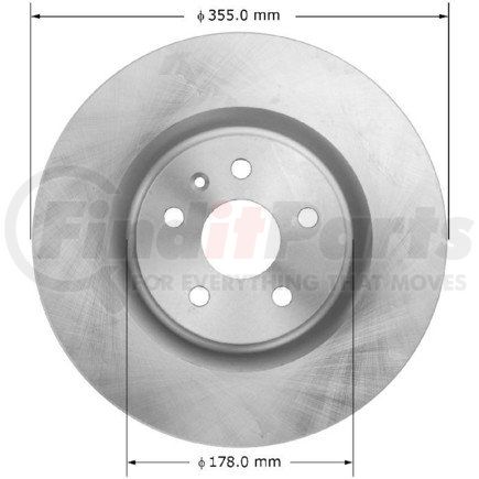 PRT5999 by BENDIX - Brake Rotor