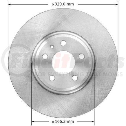 PRT6004 by BENDIX - Brake Rotor