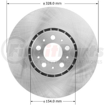 PRT6011 by BENDIX - Brake Rotor