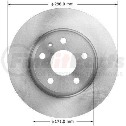 PRT6014 by BENDIX - Brake Rotor