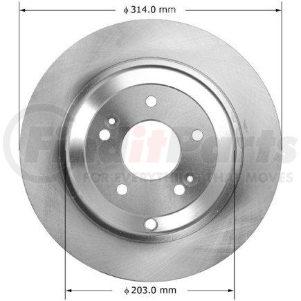 PRT6018 by BENDIX - Rotor