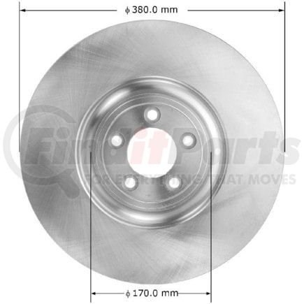 Bendix PRT6025 Disc Brake Rotor Rotor