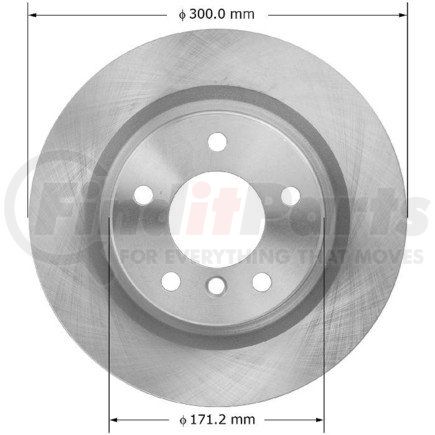 PRT6046 by BENDIX - Brake Rotor