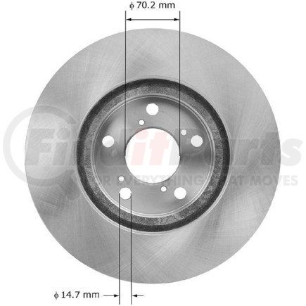 PRT6054 by BENDIX - Rotor