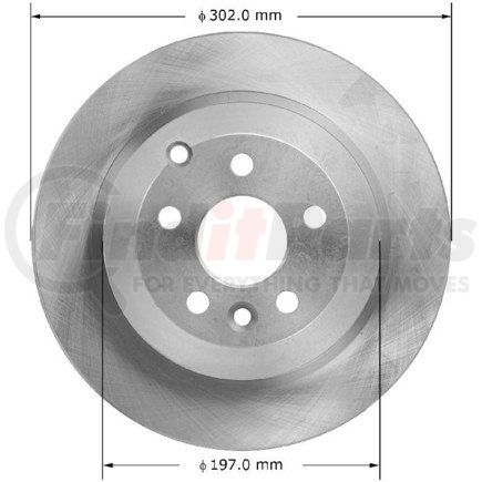 PRT6060 by BENDIX - Brake Rotor