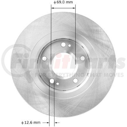 Bendix PRT6068 Disc Brake Rotor Rotor