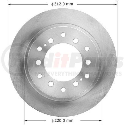 PRT6067 by BENDIX - Brake Rotor