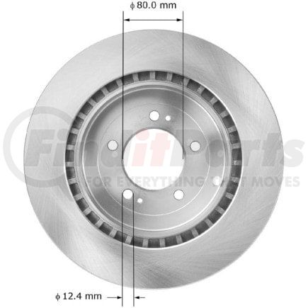 Bendix PRT6069 Disc Brake Rotor Brake Rotor