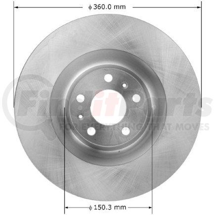 PRT6078 by BENDIX - Brake Rotor