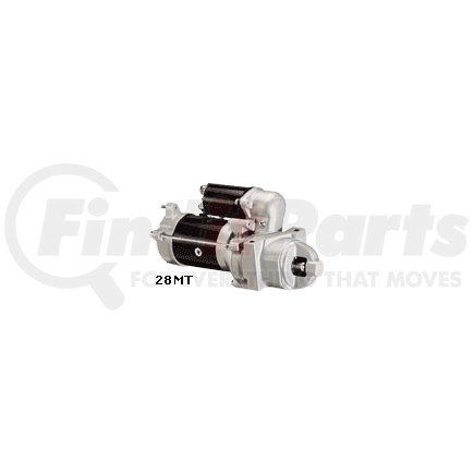 10461481 by DELCO REMY - Starter Motor - 28MT Model, 12V, 10 Tooth, SAE 1 Mounting, Clockwise
