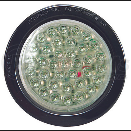 4224 by PETERSON LIGHTING - 4224 Piranha LED Round Clear Lens Auxiliary Light
