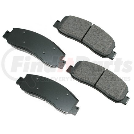 ACT1333 by AKEBONO - ProACT Ultra Premium Ceramic Disc Brake Pad Kit