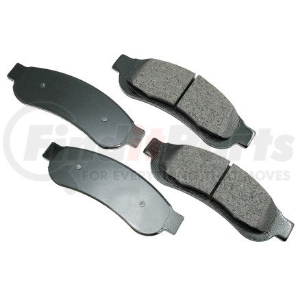 ACT1334 by AKEBONO - ProACT Ultra Premium Ceramic Disc Brake Pad Kit