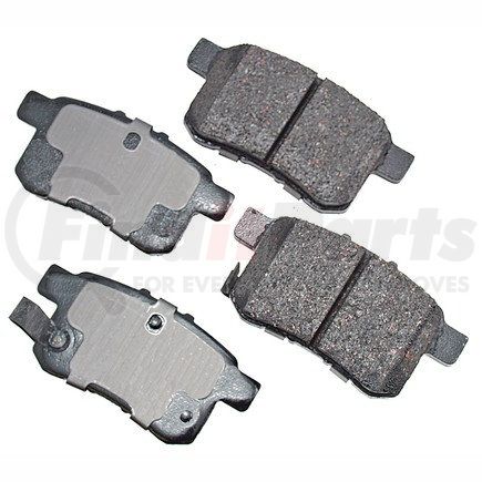 ACT1336 by AKEBONO - ProACT Ultra Premium Ceramic Disc Brake Pad Kit
