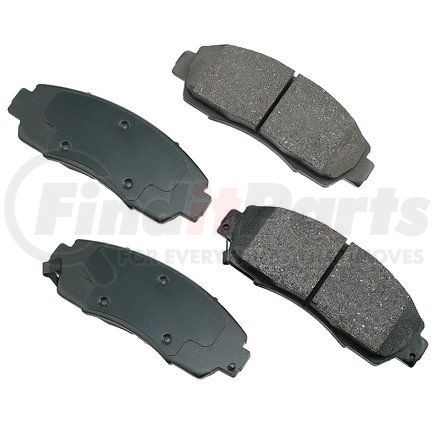 ACT1089 by AKEBONO - ProACT Ultra Premium Ceramic Disc Brake Pad Kit