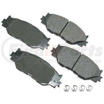 ACT1178 by AKEBONO - ProACT Ultra Premium Ceramic Disc Brake Pad Kit