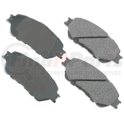 ACT906 by AKEBONO - ProACT Ultra Premium Ceramic Disc Brake Pad Kit