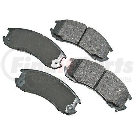 Akebono ACT399 Disc Brake Pad Set ULTRA PREM FRICTION