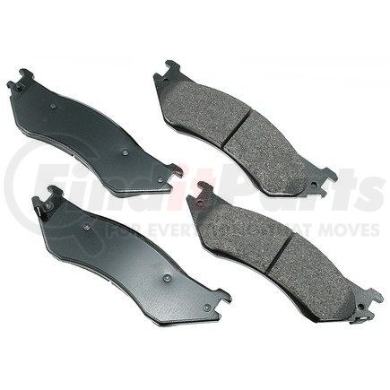 ASP702 by AKEBONO - Performance Ultra Premium Ceramic Disc Brake Pad Kit