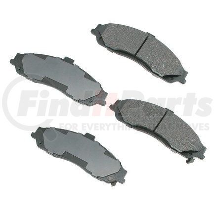 ASP731 by AKEBONO - Performance Ultra Premium Ceramic Disc Brake Pad Kit