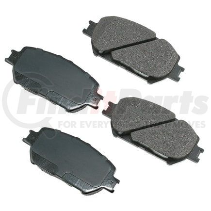 Akebono ASP908 Disc Brake Pad Set Performance Ultra Premium Ceramic Disc Brake Pad Kit