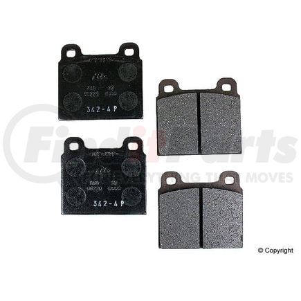D 112 A by ATE BRAKE PRODUCTS - Disc Brake Pad for PORSCHE