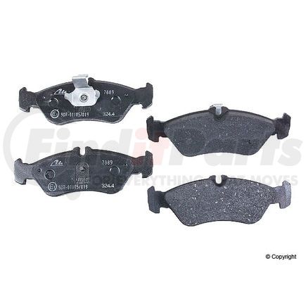 D 1006 A by ATE BRAKE PRODUCTS - Disc Brake Pad for MERCEDES BENZ