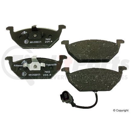 D 191 A by ATE BRAKE PRODUCTS - Disc Brake Pad for VOLKSWAGEN WATER
