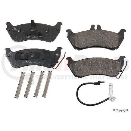 D 2007 A by ATE BRAKE PRODUCTS - Disc Brake Pad for MERCEDES BENZ