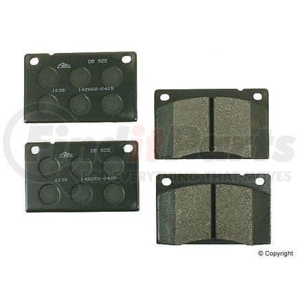 D 43 A by ATE BRAKE PRODUCTS - Disc Brake Pad for VOLVO