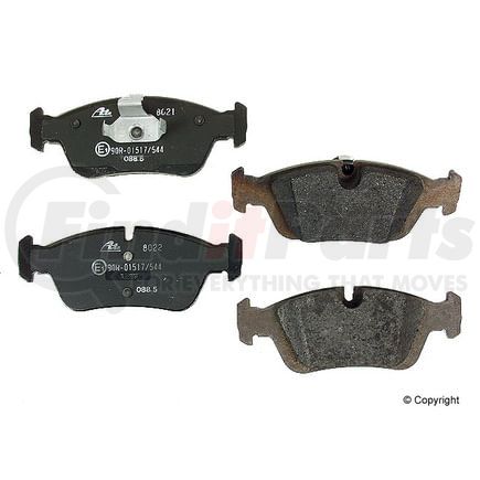 D 498 A by ATE BRAKE PRODUCTS - Disc Brake Pad for BMW