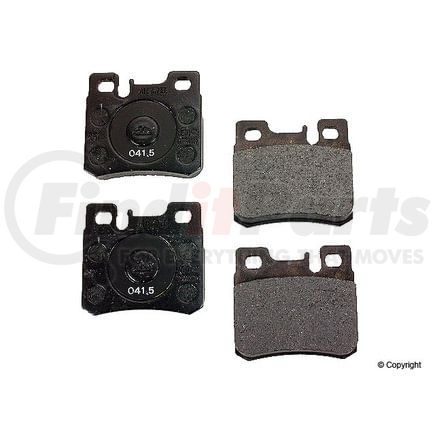 D 525 A by ATE BRAKE PRODUCTS - Disc Brake Pad for MERCEDES BENZ