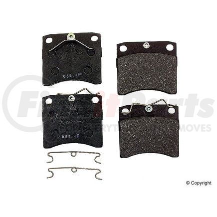 D 772 A by ATE BRAKE PRODUCTS - Disc Brake Pad for VOLKSWAGEN WATER