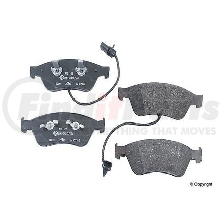 D 81024 A by ATE BRAKE PRODUCTS - Disc Brake Pad for VOLKSWAGEN WATER