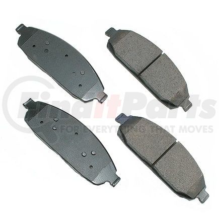 ASP1080 by AKEBONO - Performance Ultra Premium Ceramic Disc Brake Pad Kit