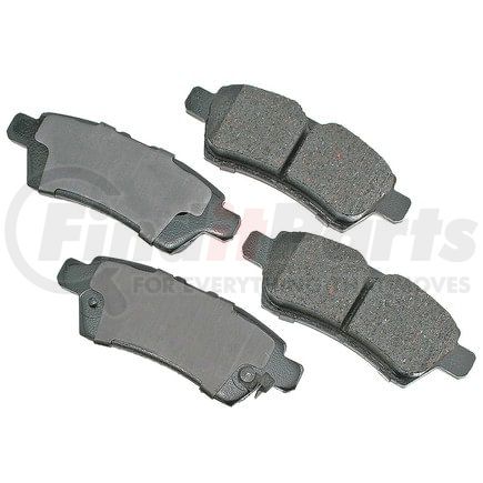 Akebono ASP1101 Disc Brake Pad Set Performance Ultra Premium Ceramic Disc Brake Pad Kit