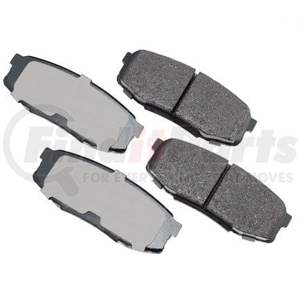 Akebono ASP1304 Disc Brake Pad Set Performance Ultra Premium Ceramic Disc Brake Pad Kit