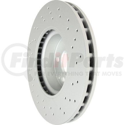 SP32100 by ATE BRAKE PRODUCTS - ATE Coated Single Pack Front Disc Brake Rotor SP32100 for Mercedes Benz