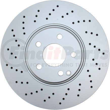 SP32136 by ATE BRAKE PRODUCTS - ATE Coated Single Pack Front Disc Brake Rotor SP32136 for Mercedes Benz