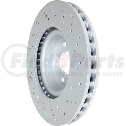 SP32137 by ATE BRAKE PRODUCTS - ATE Coated Single Pack Front Disc Brake Rotor SP32137 for Mercedes Benz