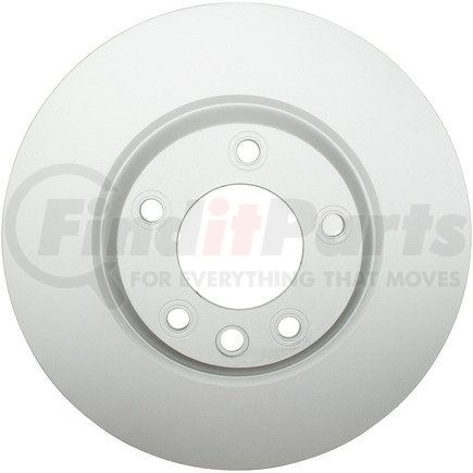 SP34124 by ATE BRAKE PRODUCTS - ATE Coated Single Pack Front Right Disc Brake Rotor SP34124 Audi, Porsche, VW