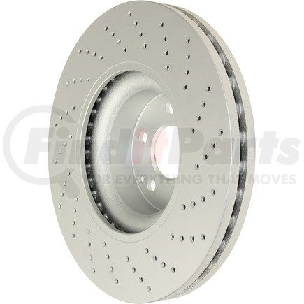 SP36105 by ATE BRAKE PRODUCTS - ATE Coated Single Pack Front  Disc Brake Rotor SP36105 for Mercedes Benz