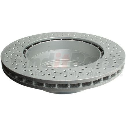 SP24176 by ATE BRAKE PRODUCTS - ATE Coated Single Pack Rear Disc Brake Rotor SP24176 for Porsche
